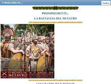 Tablet Screenshot of coloniaiuliafanestris.com